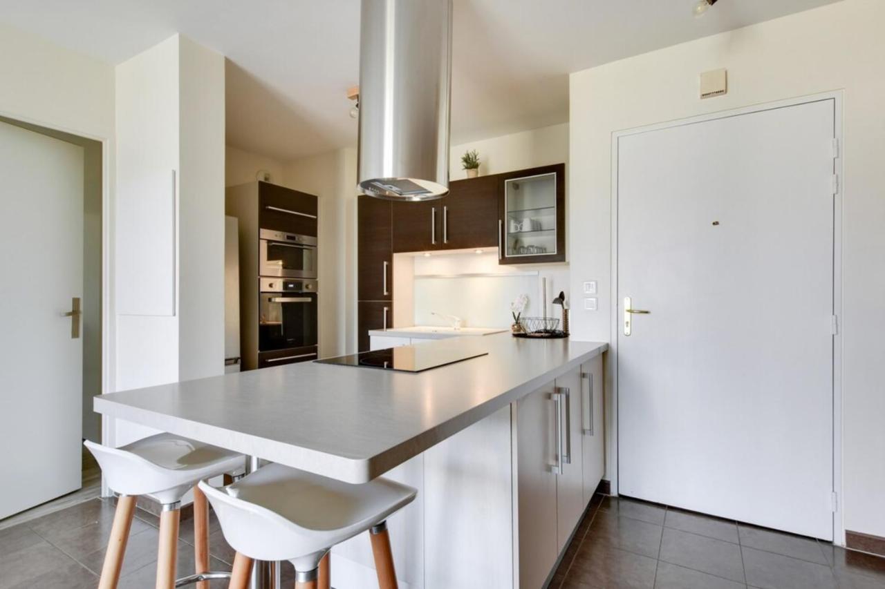 Ferienwohnung Appart Cosy Quartier Calme Hyper Centre Parking Magny-le-Hongre Exterior foto